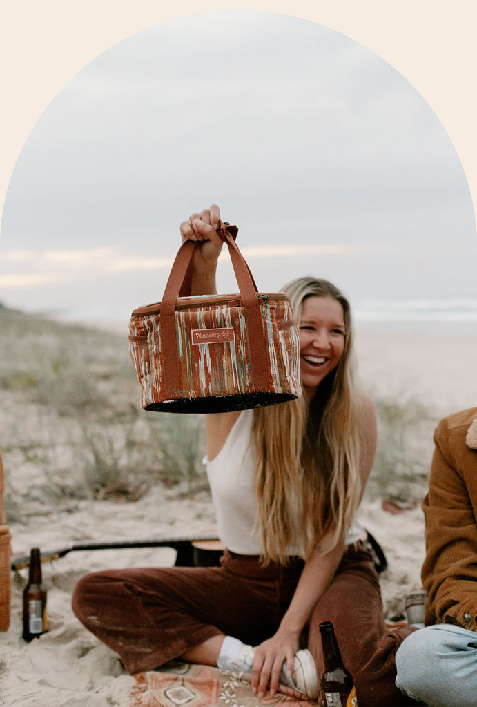 Wandering Folk Cooler Bag - Ochre