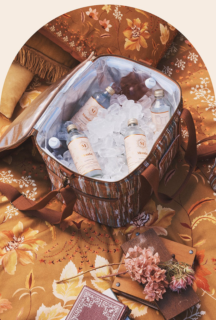 Wandering Folk Cooler Bag - Ochre