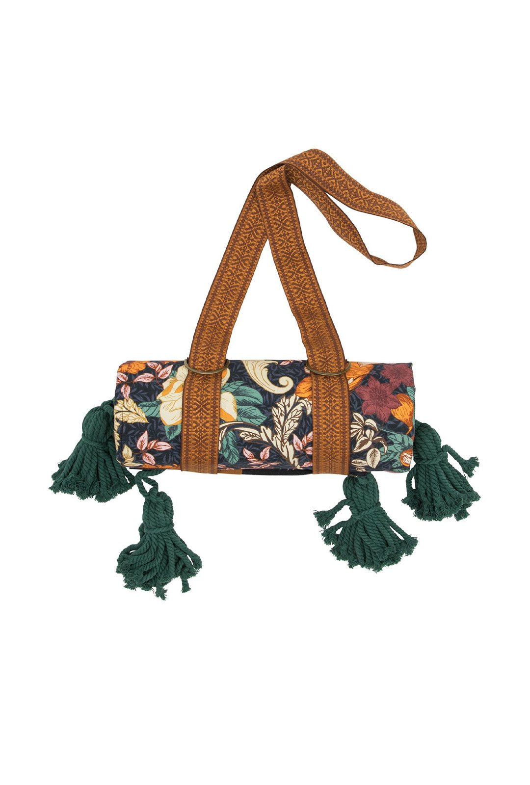 Wandering Folk Picnic Rug - Emerald Forest