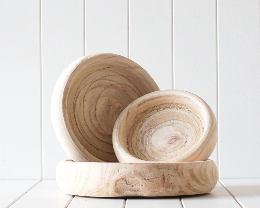 Avani Timber Serving Bowls