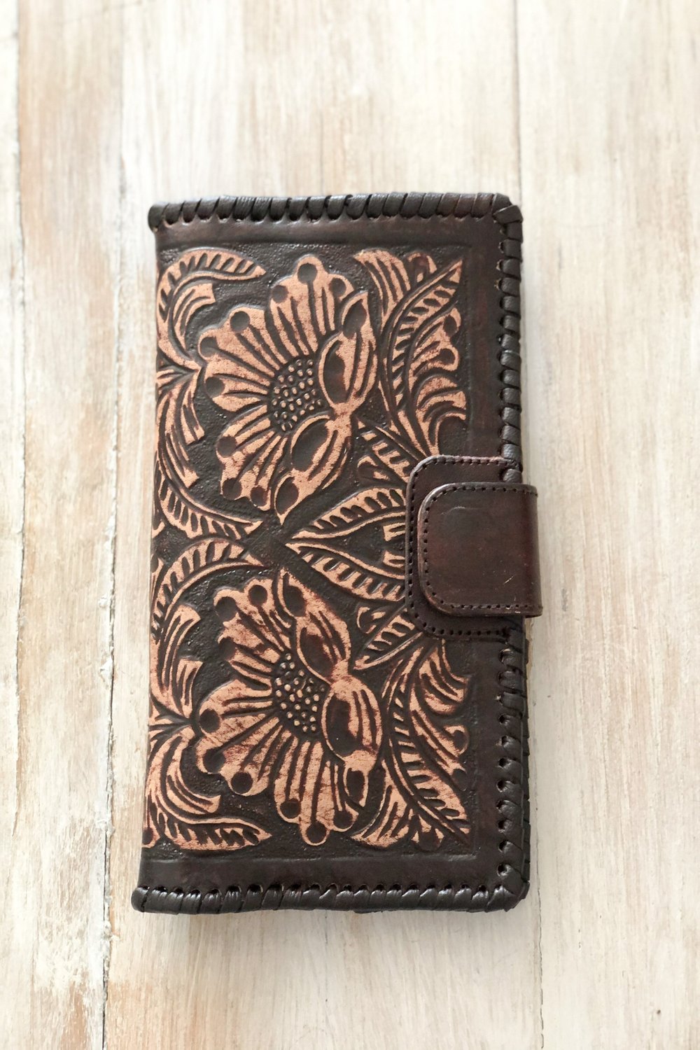 HOS - Leather Wallet - Sunflower