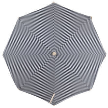 Load image into Gallery viewer, Premium Beach Umbrella - Lauren&#39;s Navy Stripe
