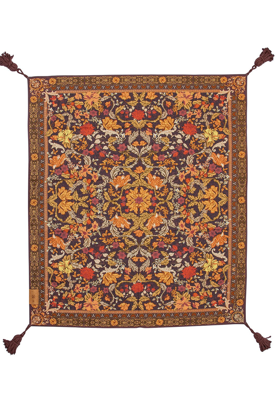 Wandering Folk Picnic Rug - Spice Forest