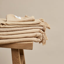 Load image into Gallery viewer, Saarde Vintage Wash Towel Range - Nutmeg
