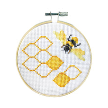 Load image into Gallery viewer, Bee Cross Stitch Kit
