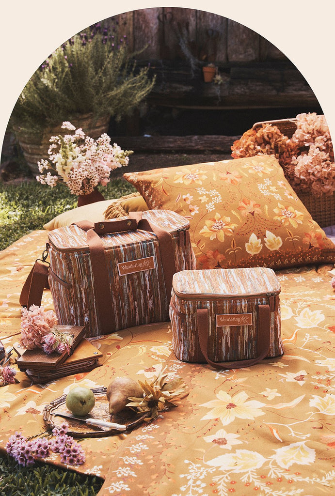Wandering Folk Cooler Bag - Ochre
