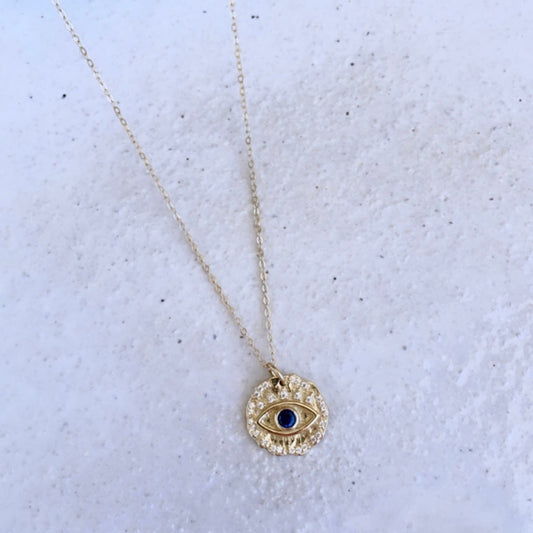Sun Soul - Evil Eye Pendant Necklace