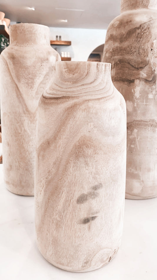 Dansk Raw Timber Vase Range
