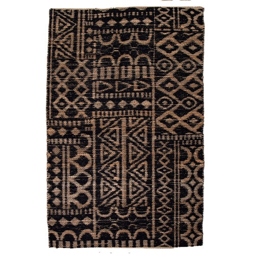 Black Attika Rug - Medium