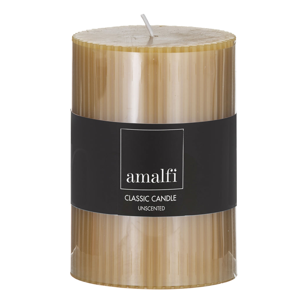 Amalfi Ribbed Pillar Candles