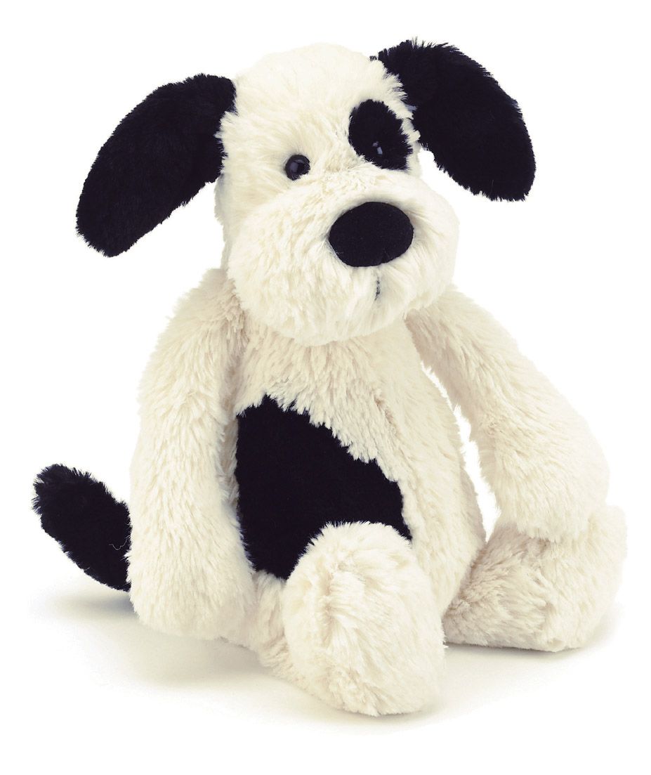 Jellycat - Bashful Black & Cream Puppy - Original
